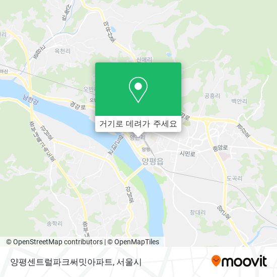 양평센트럴파크써밋아파트 지도