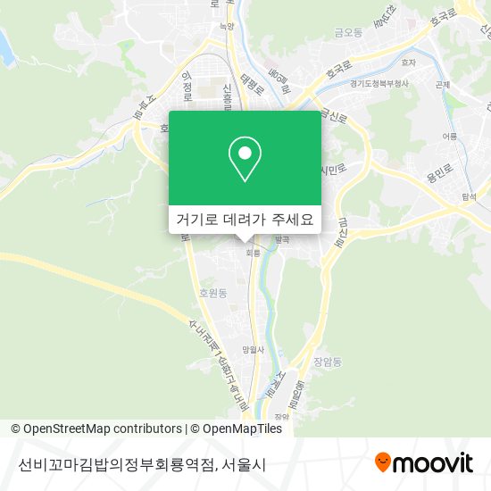 선비꼬마김밥의정부회룡역점 지도