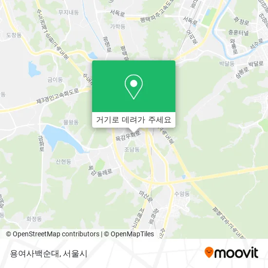 용여사백순대 지도