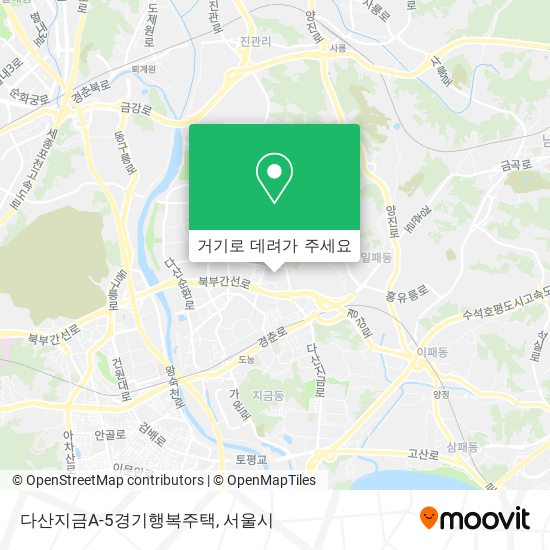다산지금A-5경기행복주택 지도