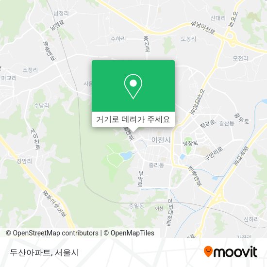 두산아파트 지도
