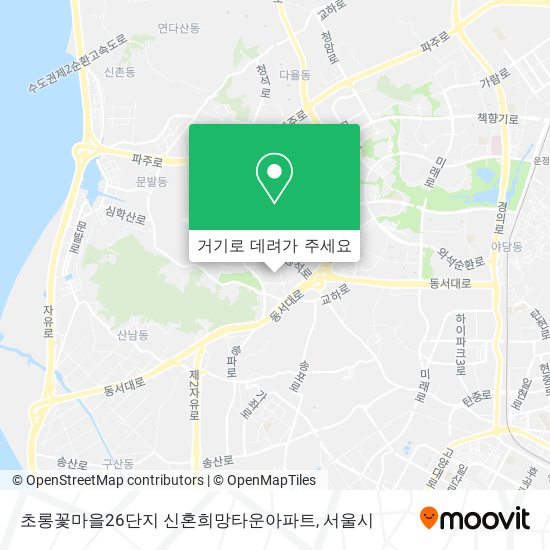 초롱꽃마을26단지 신혼희망타운아파트 지도