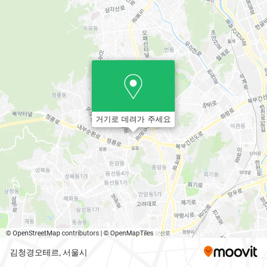 김청경오테르 지도