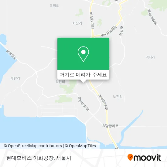 현대모비스 이화공장 지도