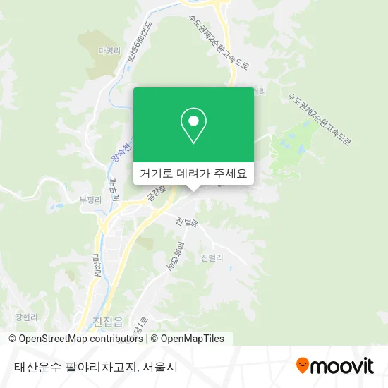 태산운수 팔야리차고지 지도