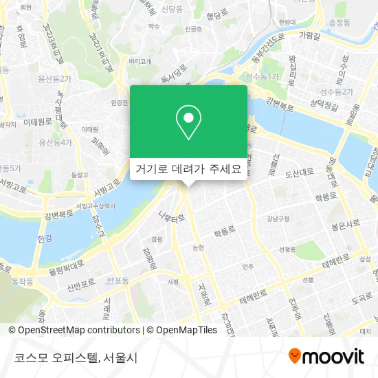 코스모 오피스텔 지도