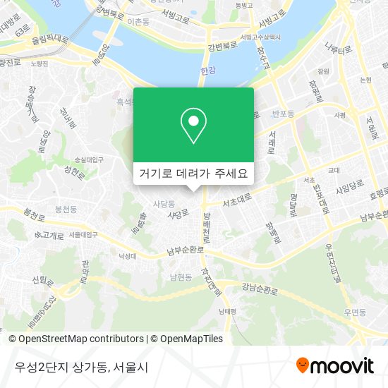 우성2단지 상가동 지도