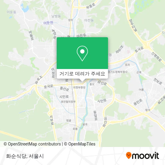 화순식당 지도