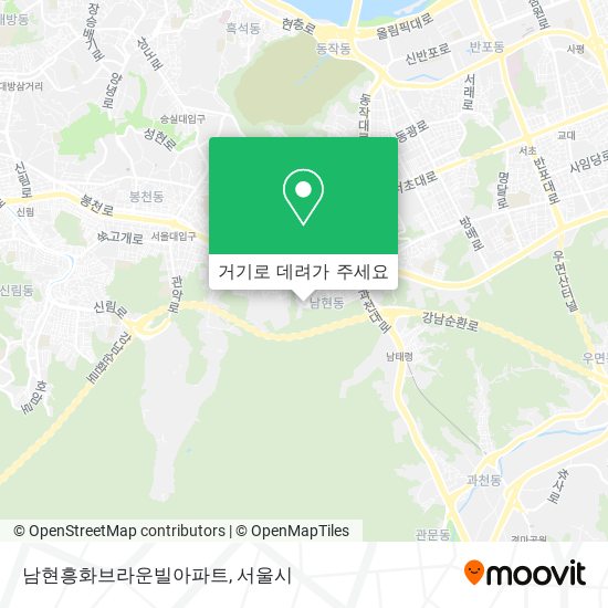 남현흥화브라운빌아파트 지도