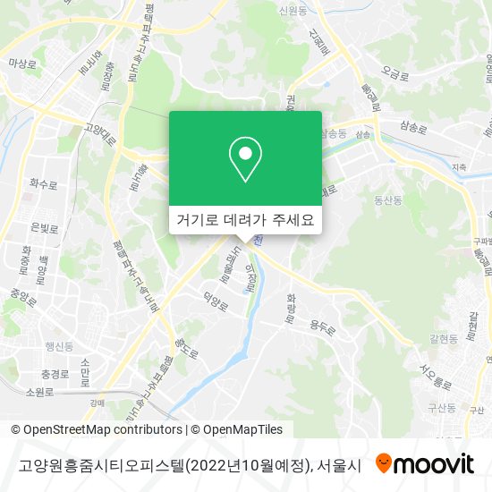 고양원흥줌시티오피스텔(2022년10월예정) 지도