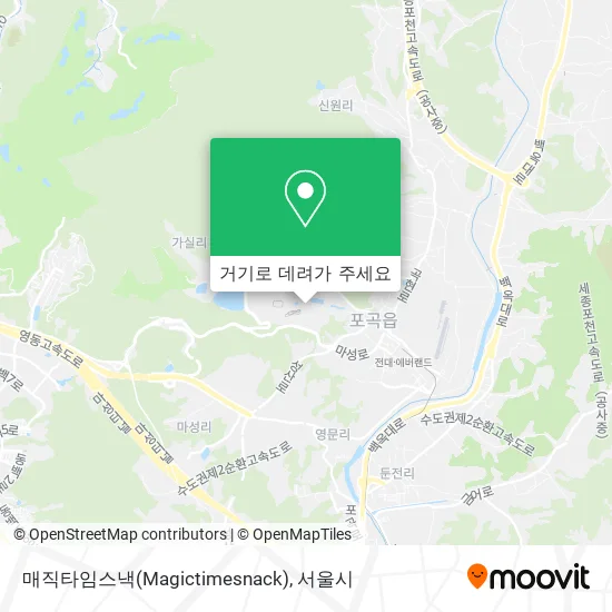 매직타임스낵(Magictimesnack) 지도