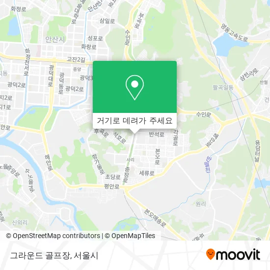 그라운드 골프장 지도