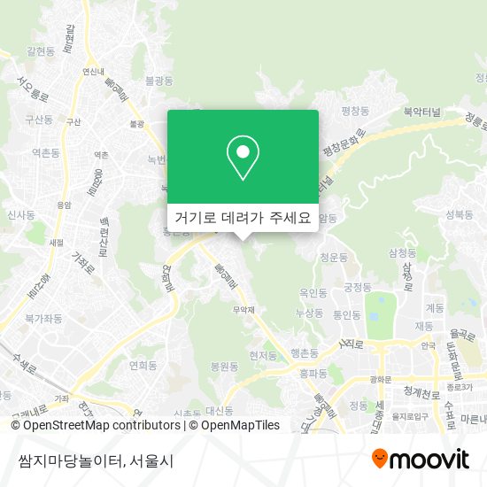 쌈지마당놀이터 지도