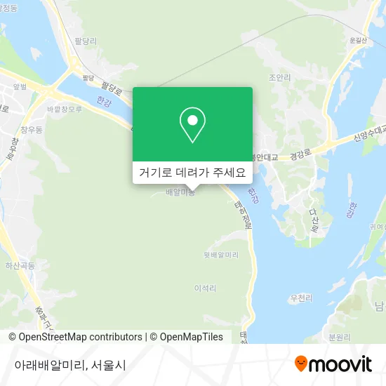 아래배알미리 지도