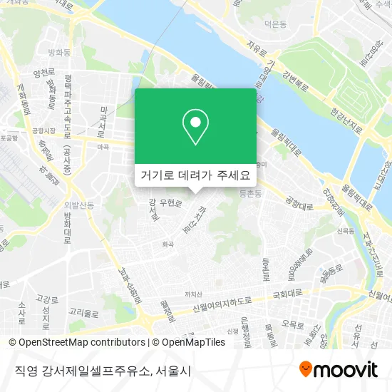 직영 강서제일셀프주유소 지도