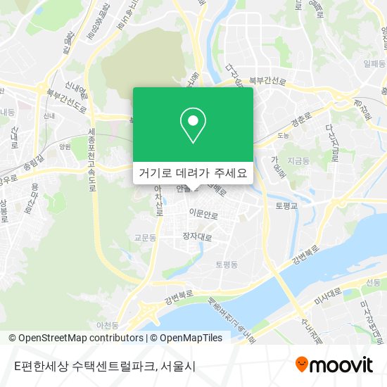 E편한세상 수택센트럴파크 지도