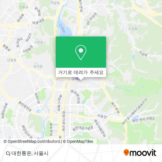 Cj 대한통운 지도