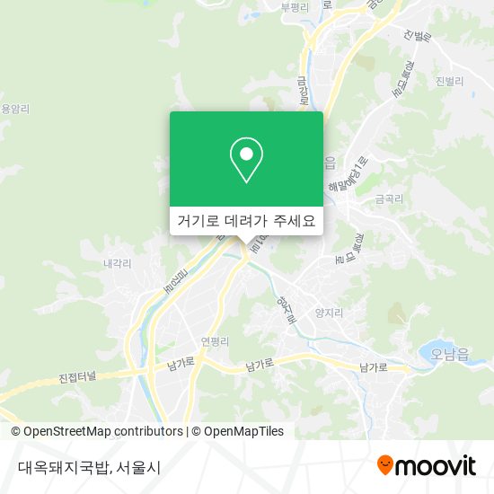 대옥돼지국밥 지도