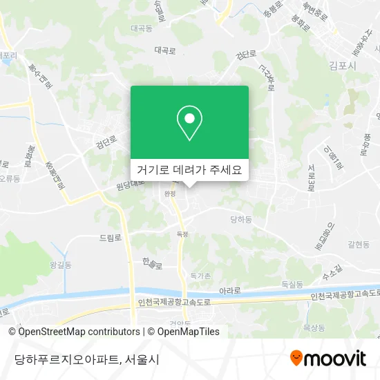 당하푸르지오아파트 지도