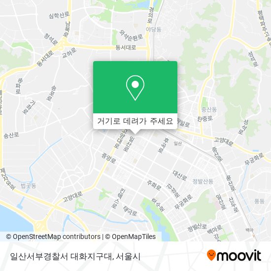 일산서부경찰서 대화지구대 지도