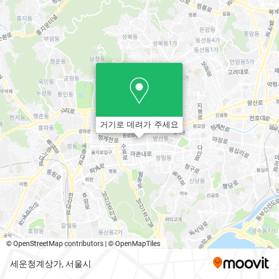 세운청계상가 지도