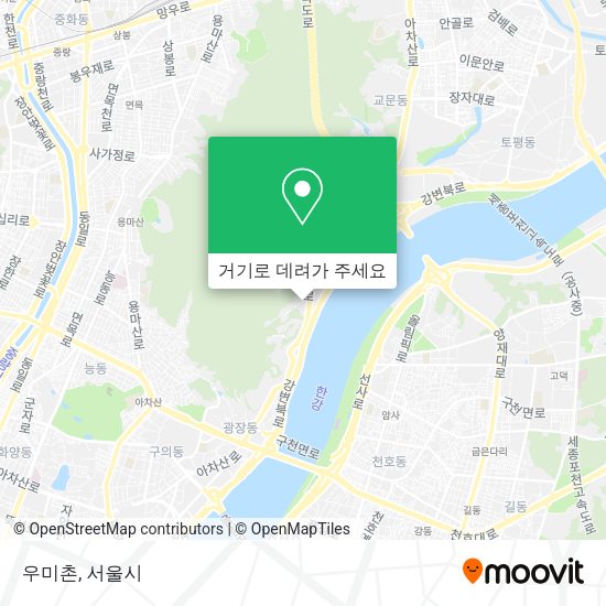우미촌 지도