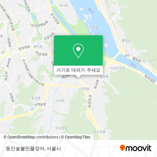 동인숯불민물장어 지도