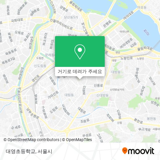 대영초등학교 지도