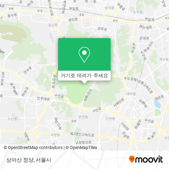 상아산 정상 지도