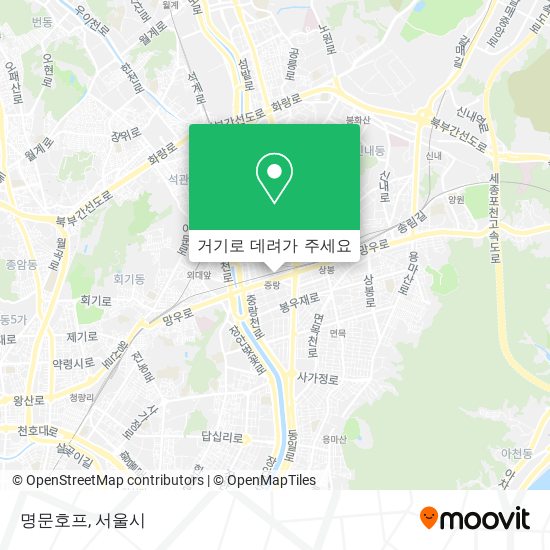 명문호프 지도