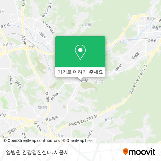 양병원 건강검진센터 지도