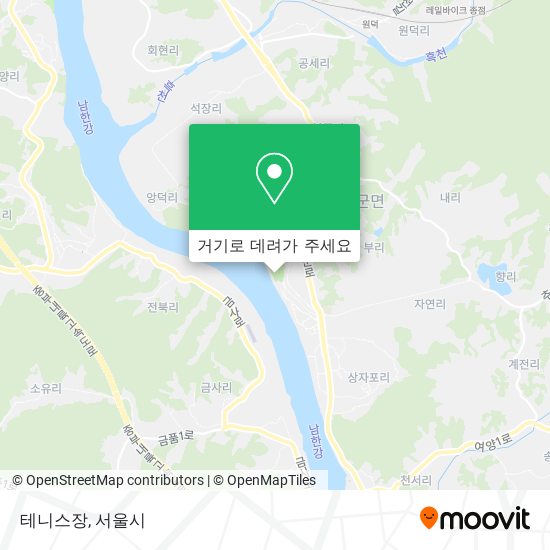 테니스장 지도