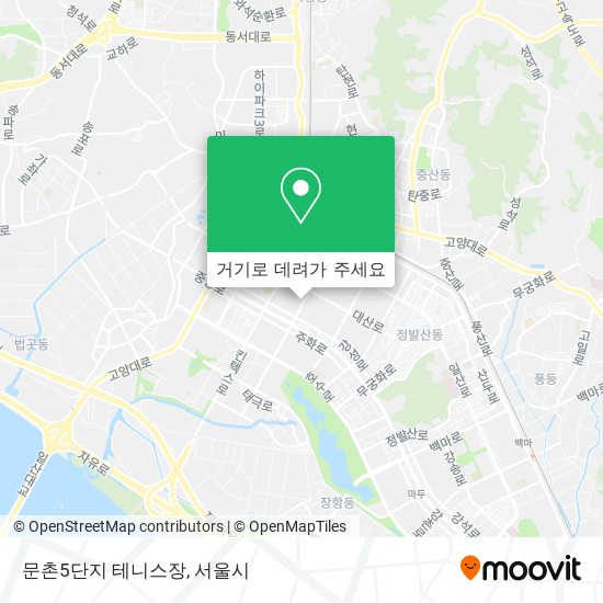 문촌5단지 테니스장 지도