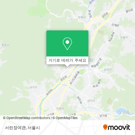 서린장여관 지도