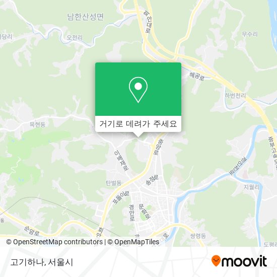고기하나 지도
