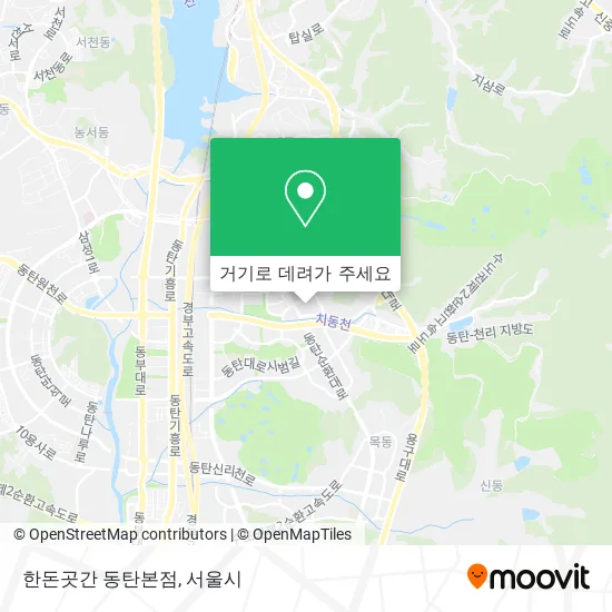 한돈곳간 동탄본점 지도