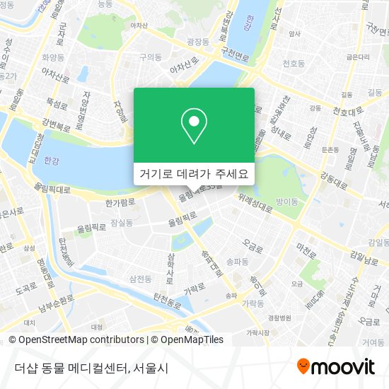 더샵 동물 메디컬센터 지도
