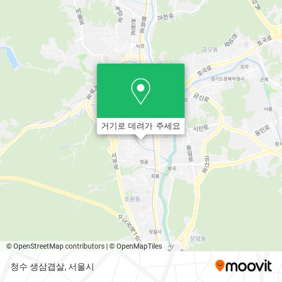 청수 생삼겹살 지도