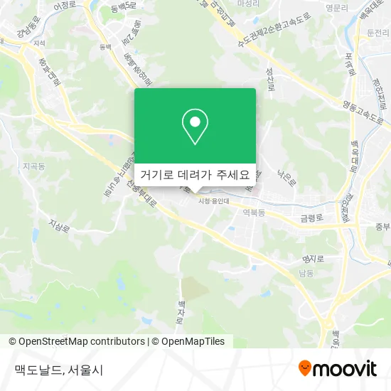 맥도날드 지도
