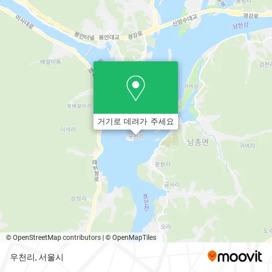 우천리 지도