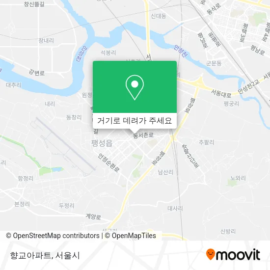 향교아파트 지도