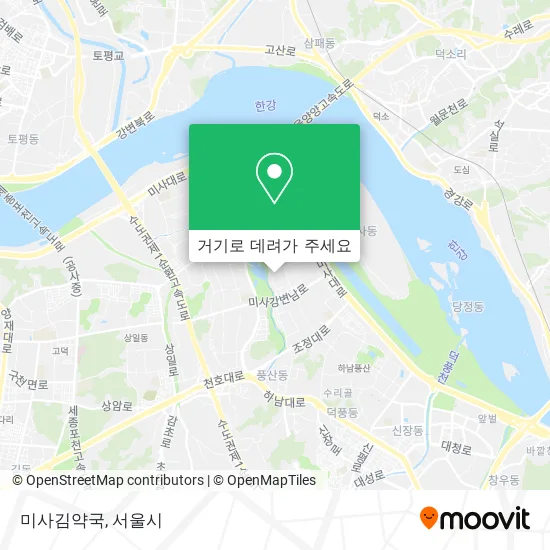미사김약국 지도