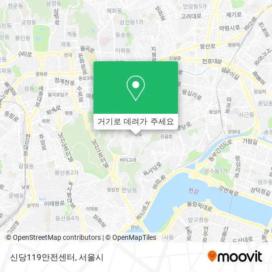 신당119안전센터 지도