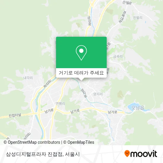 삼성디지털프라자 진접점 지도