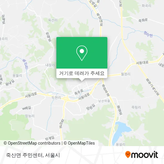 죽산면 주민센터 지도
