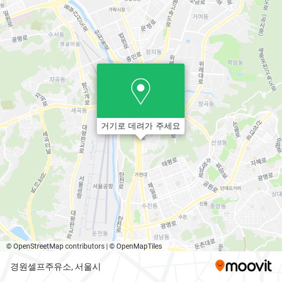 경원셀프주유소 지도