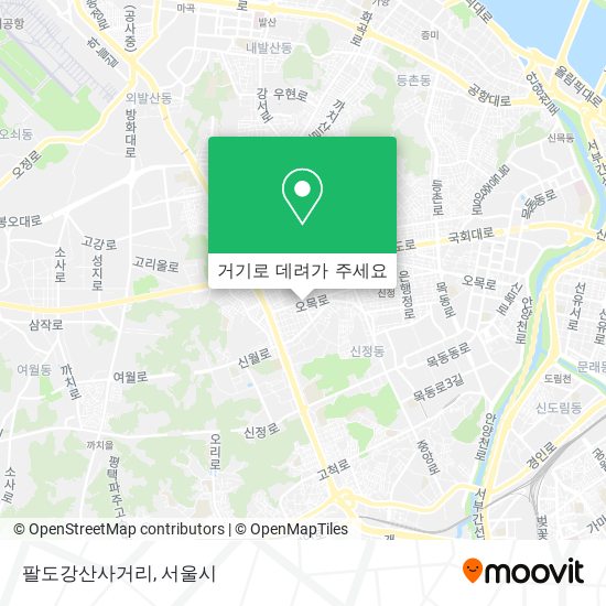 팔도강산사거리 지도