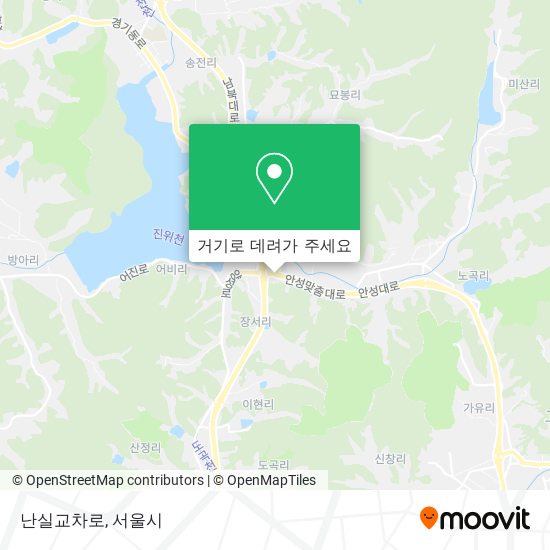 난실교차로 지도