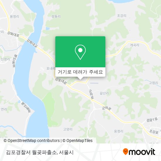 김포경찰서 월곶파출소 지도