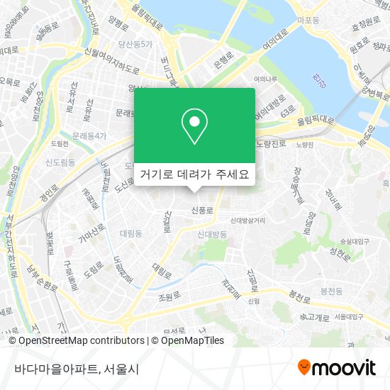 바다마을아파트 지도